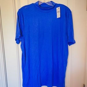 Lane Bryant 14/16 mock neck - bright blue